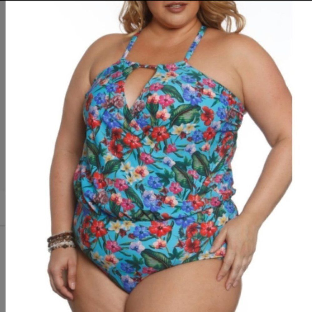 Sun & Sea Women's Size 18 One Piece Swimsuit